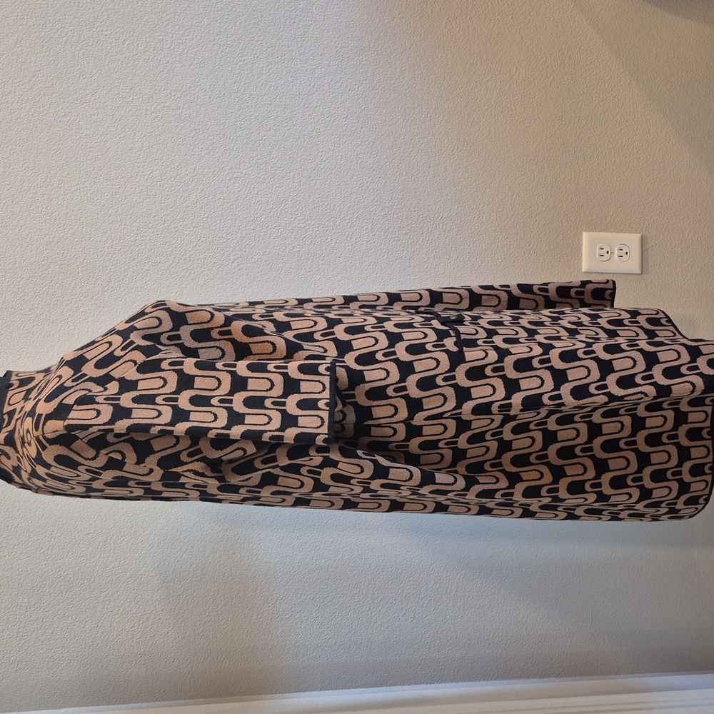 Anthropolgie MAEVE | Mock Neck Sweater Geometric Dress | XL - Picture 4 of 11